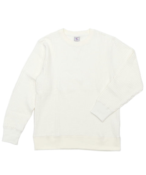 ビッグワッフルクルーネック #JB001