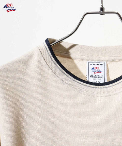 【2025夏 新商品】カノコ クルーネック 襟ライン S/S T #JF067