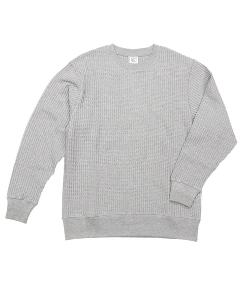 ビッグワッフルクルーネック #JB001