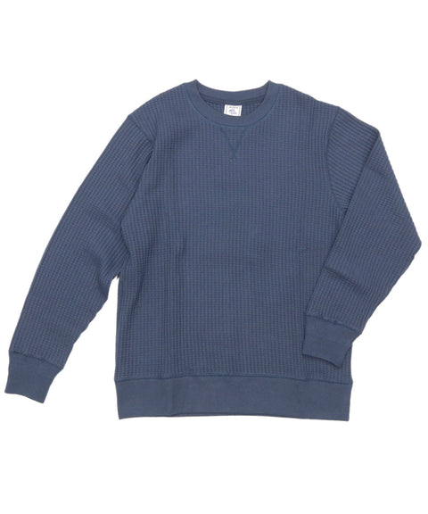ビッグワッフルクルーネック #JB001