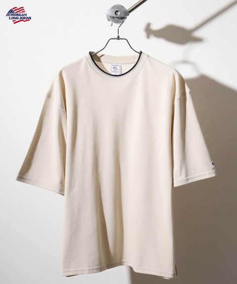【2025夏 新商品】カノコ クルーネック 襟ライン S/S T #JF067