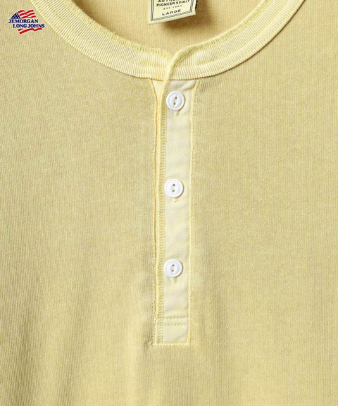天竺 ピグメントダイ ヘンリーネックL/S T  #174-52S
