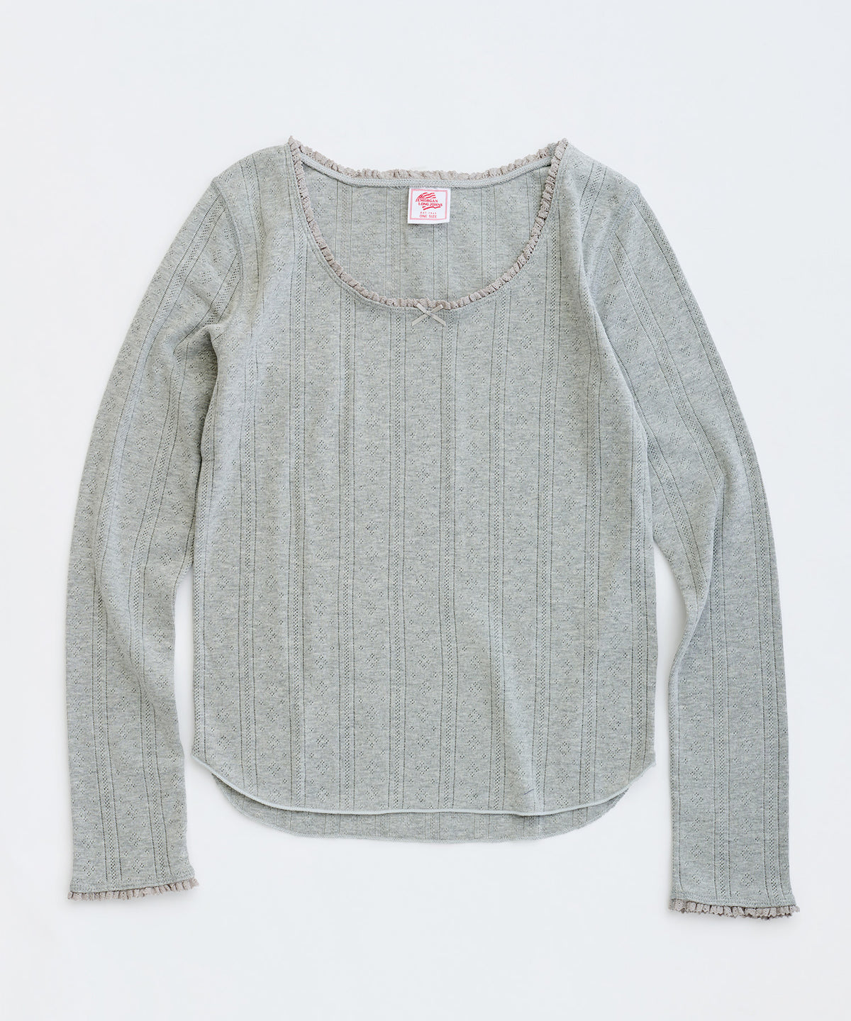 【新商品】フライス無地 レーストリミングカットソー#JG038-59S