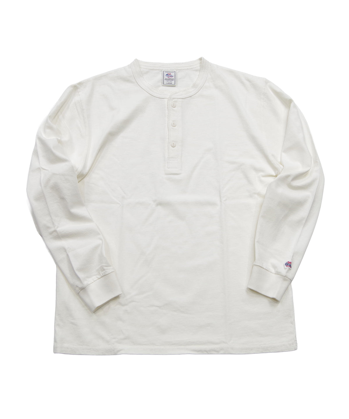 天竺ピグメント染めヘンリーネックL/S-T #JG157-52S