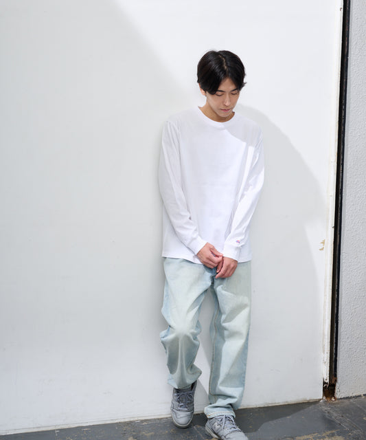 天竺クルーネックL/S-T #JG054-52S