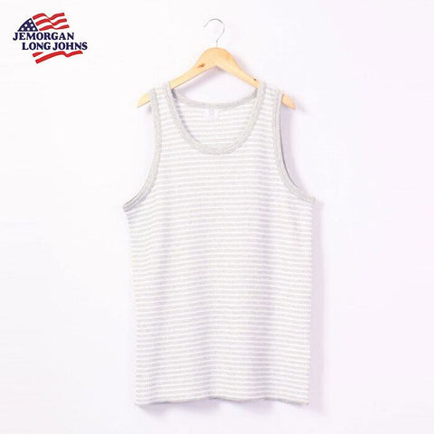【新柄】ワッフルボーダータンクトップ(パック入り) #JC761