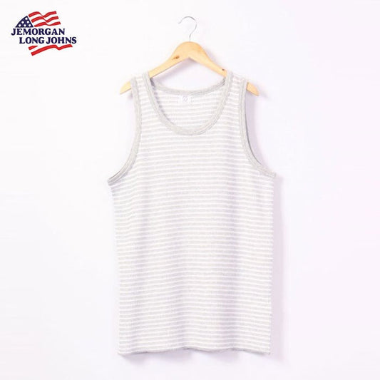 【新柄】ワッフルボーダータンクトップ(パック入り) #JC761-22H