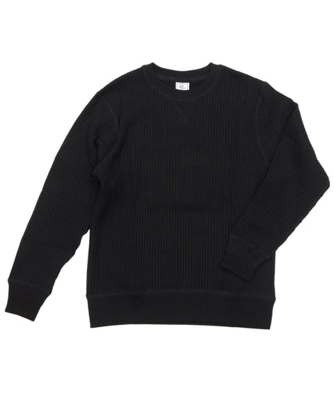 ビッグワッフルクルーネック #JB001