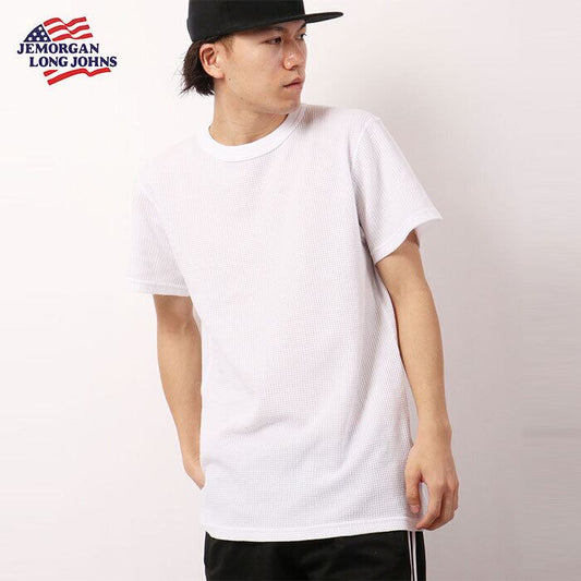 【定番】ワッフル半袖Ｔ（パック入り） #JC034-22K