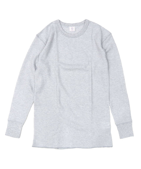 【定番パックＴ】ワッフルクルー長袖Ｔ（パック入り） #JC088