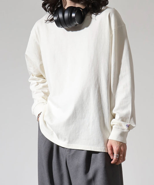 天竺 ピグメントダイ L/S Tシャツ #JF006-12S