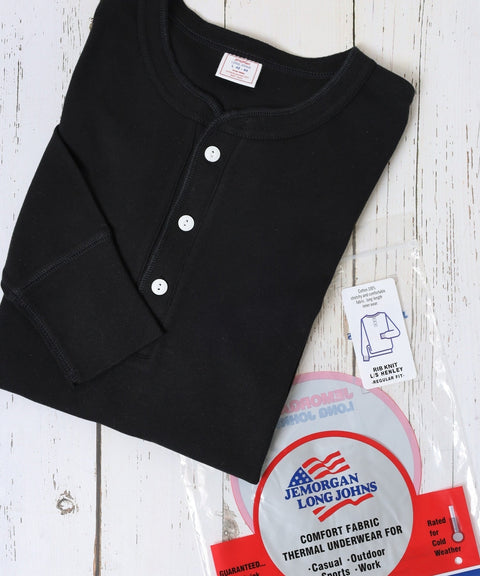 【2025新商品】フライス長袖ヘンリーネック パックTEE #JF162-52S