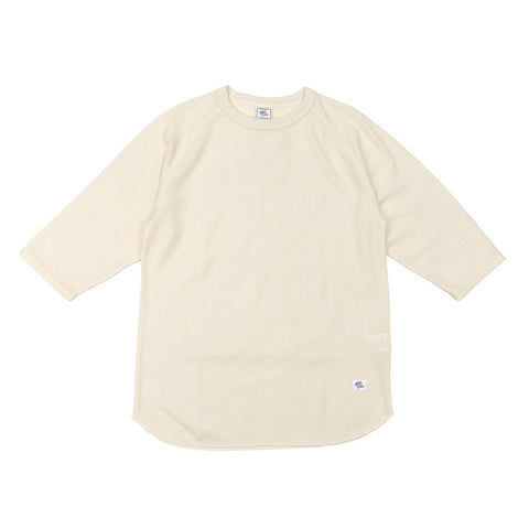 ワッフル7分袖クルー #JD009