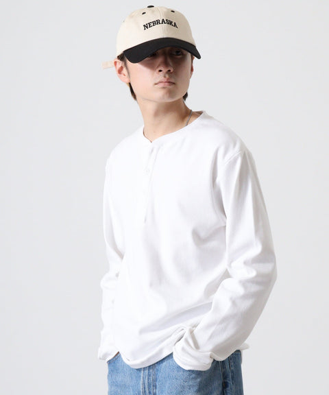 【JEMORGAN】テレコ ヘンリーネックL/S #JE113