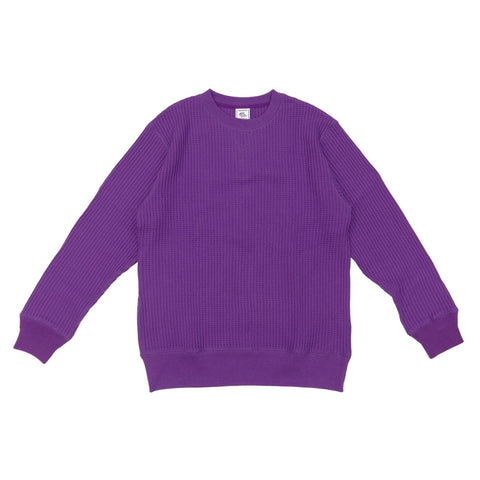 【定番】ビッグワッフルクルーネック #JB001-52C