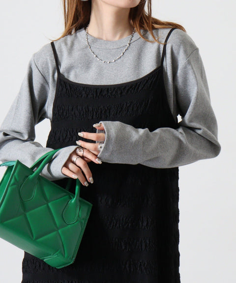 【JEMORGAN】テレコ クルーネックL/S #JE012