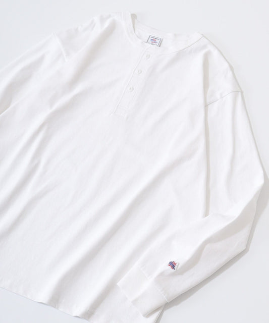 天竺ヘンリーネックL/S #JE111-52S