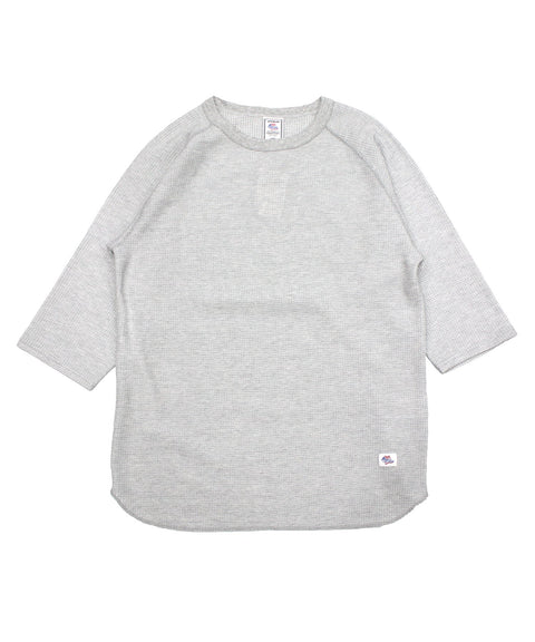 ワッフル7分袖クルー #JD009