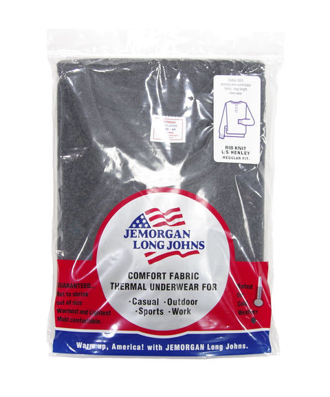 【2025新商品】フライス長袖ヘンリーネック パックTEE #JF162-52S