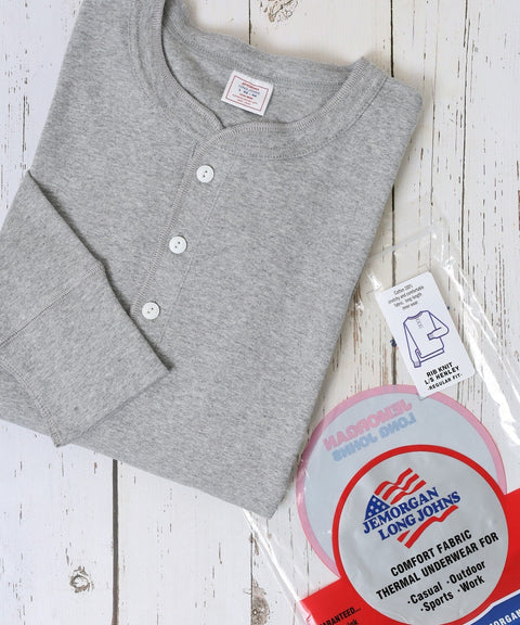 【2025新商品】フライス長袖ヘンリーネック パックTEE #JF162-52S