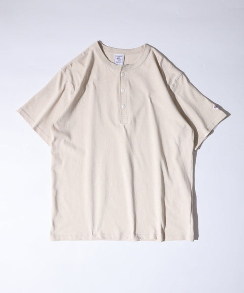 【JEMORGAN】天竺ヘンリーネック半袖T #JE106