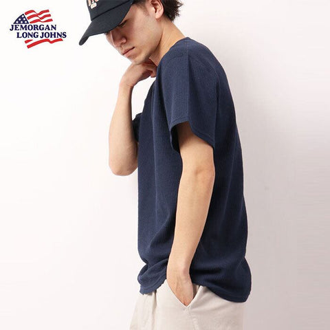 【定番】ワッフル半袖Ｔ（パック入り） #JC034