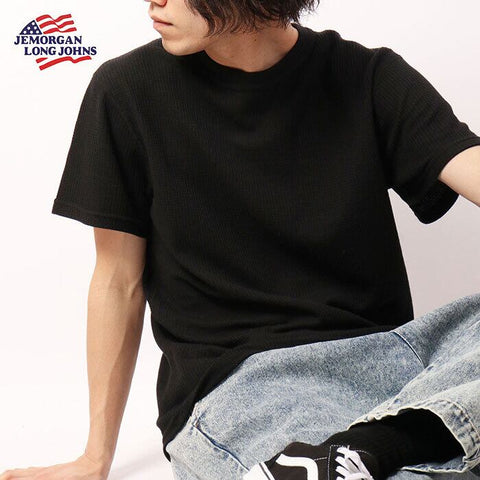 【定番】ワッフル半袖Ｔ（パック入り） #JC034