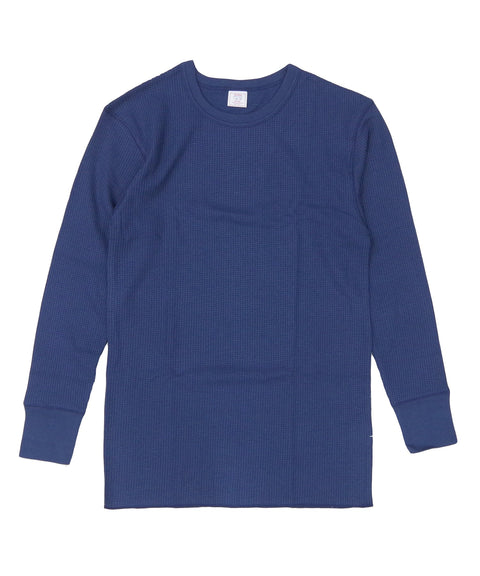 【定番パックＴ】ワッフルクルー長袖Ｔ（パック入り） #JC088