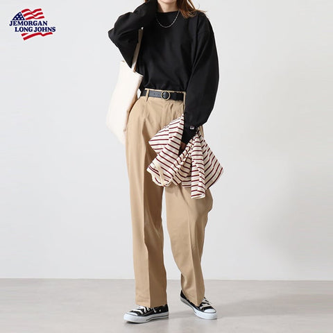 【JEMORGAN】クルーネックL/S #JE009
