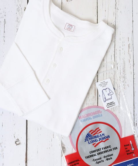 【2025新商品】フライス長袖ヘンリーネック パックTEE #JF162-52S