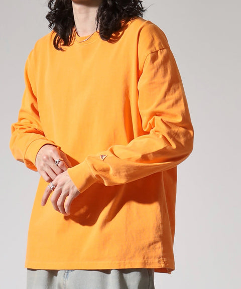【2025新作】天竺 ピグメントダイ L/S Tシャツ #JF006