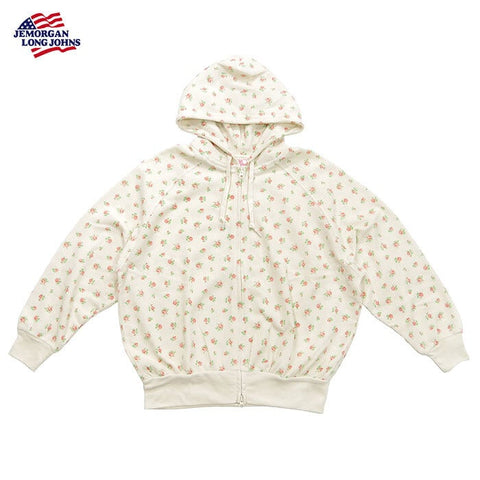 【JEMORGAN】花柄ZIPパーカ #JD672