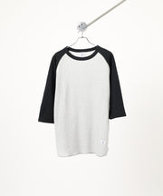 ワッフル7分袖クレリッククルー #JG011-12S