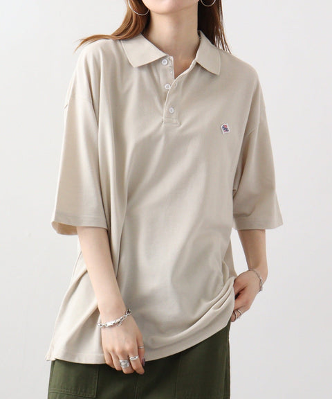 カノコロゴワッペン付きポロシャツ　#JE442