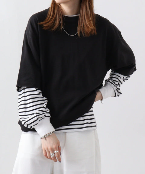カノコロゴワッペン付きクルーT #JE021-22S