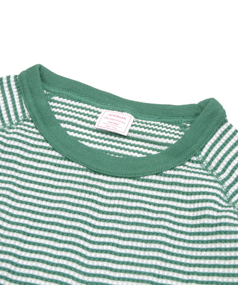【新色追加】ワッフルラグランボーダー長袖Ｔ（パック入） #JB068-59H