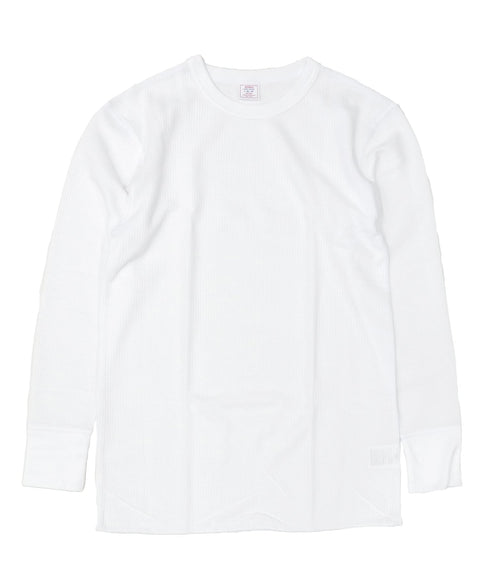 【定番パックＴ】ワッフルクルー長袖Ｔ（パック入り） #JC088