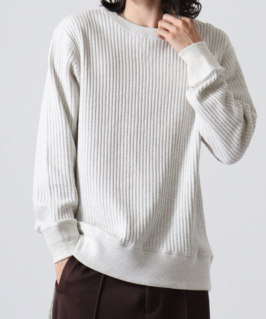 【定番】ビッグワッフルクルーネック #JB001-52S