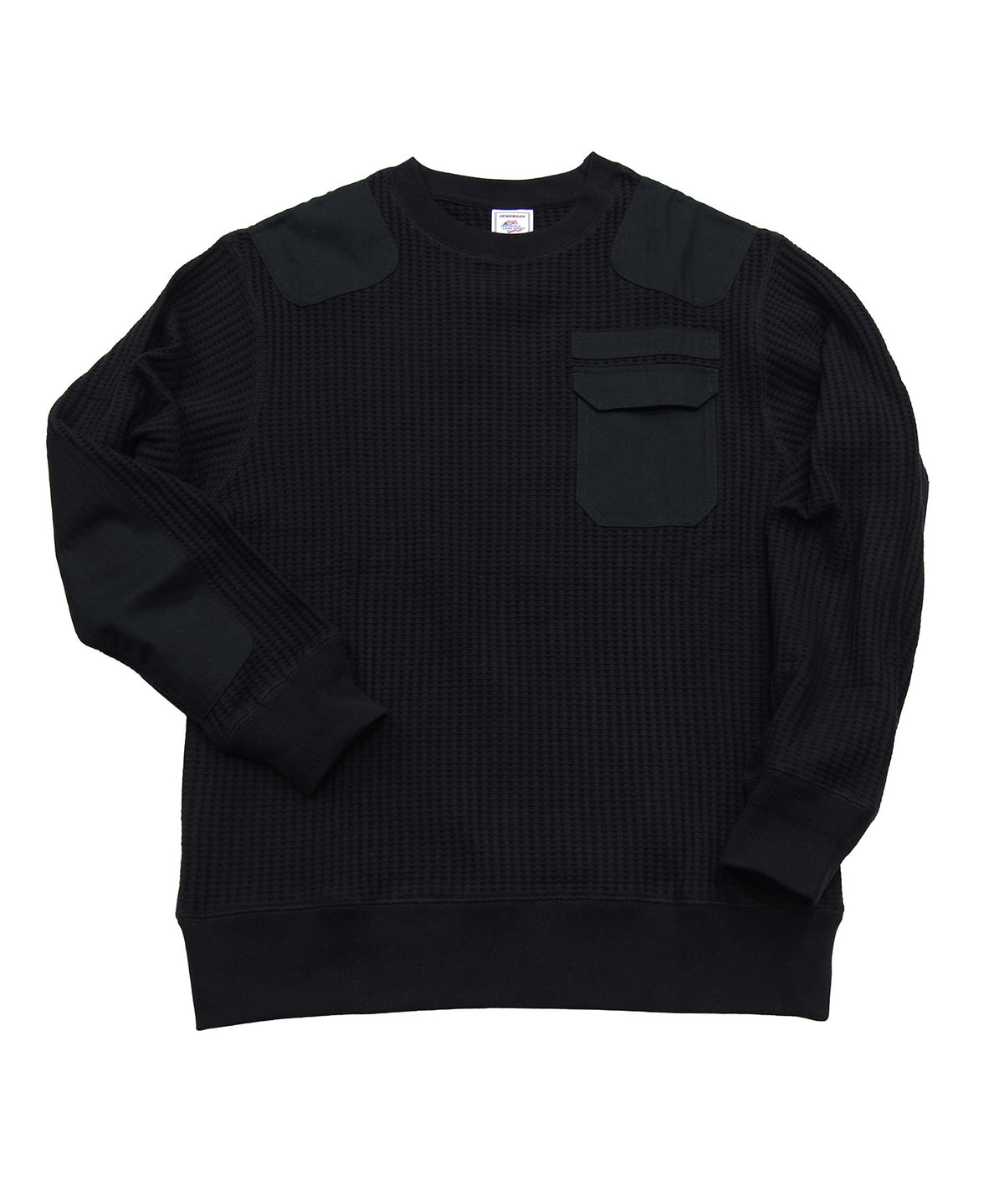 【NEW】ビッグワッフルコンバットクルーネック #JF008-52S