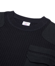 【NEW】ビッグワッフルコンバットクルーネック #JF008-52S