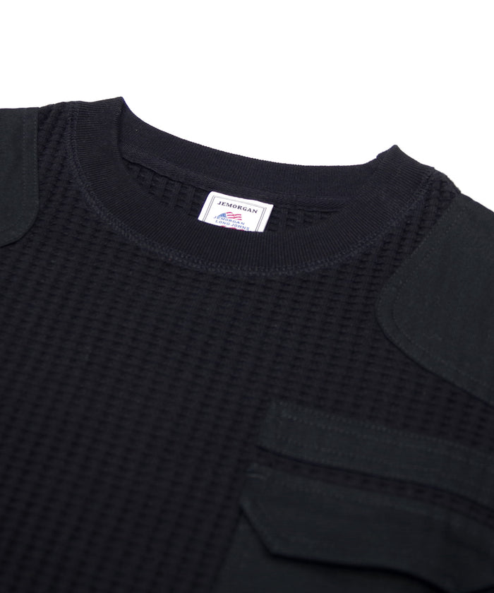 【NEW】ビッグワッフルコンバットクルーネック #JF008-52S