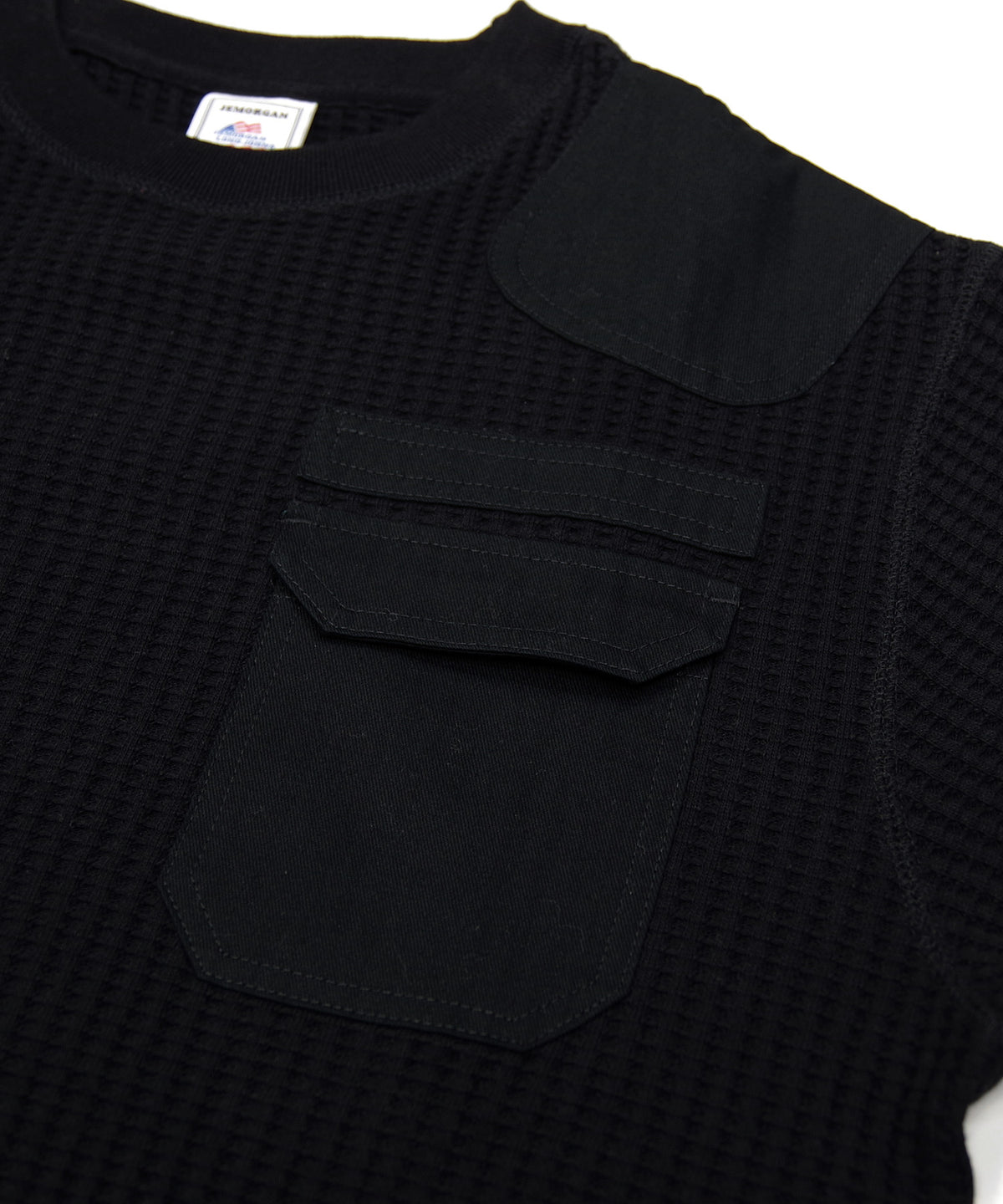 【NEW】ビッグワッフルコンバットクルーネック #JF008-52S