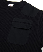 【NEW】ビッグワッフルコンバットクルーネック #JF008-52S