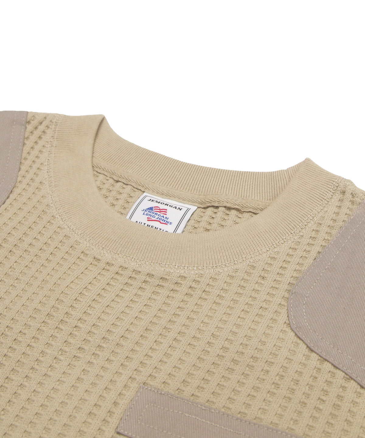 【NEW】ビッグワッフルコンバットクルーネック #JF008-52S