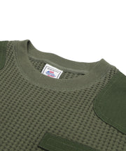 【NEW】ビッグワッフルコンバットクルーネック #JF008-52S