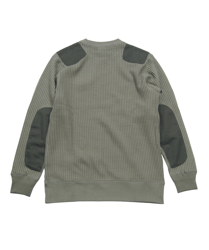【NEW】ビッグワッフルコンバットクルーネック #JF008-52S