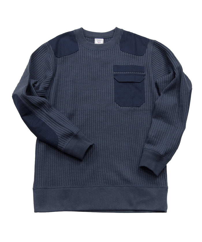 【NEW】ビッグワッフルコンバットクルーネック #JF008-52S