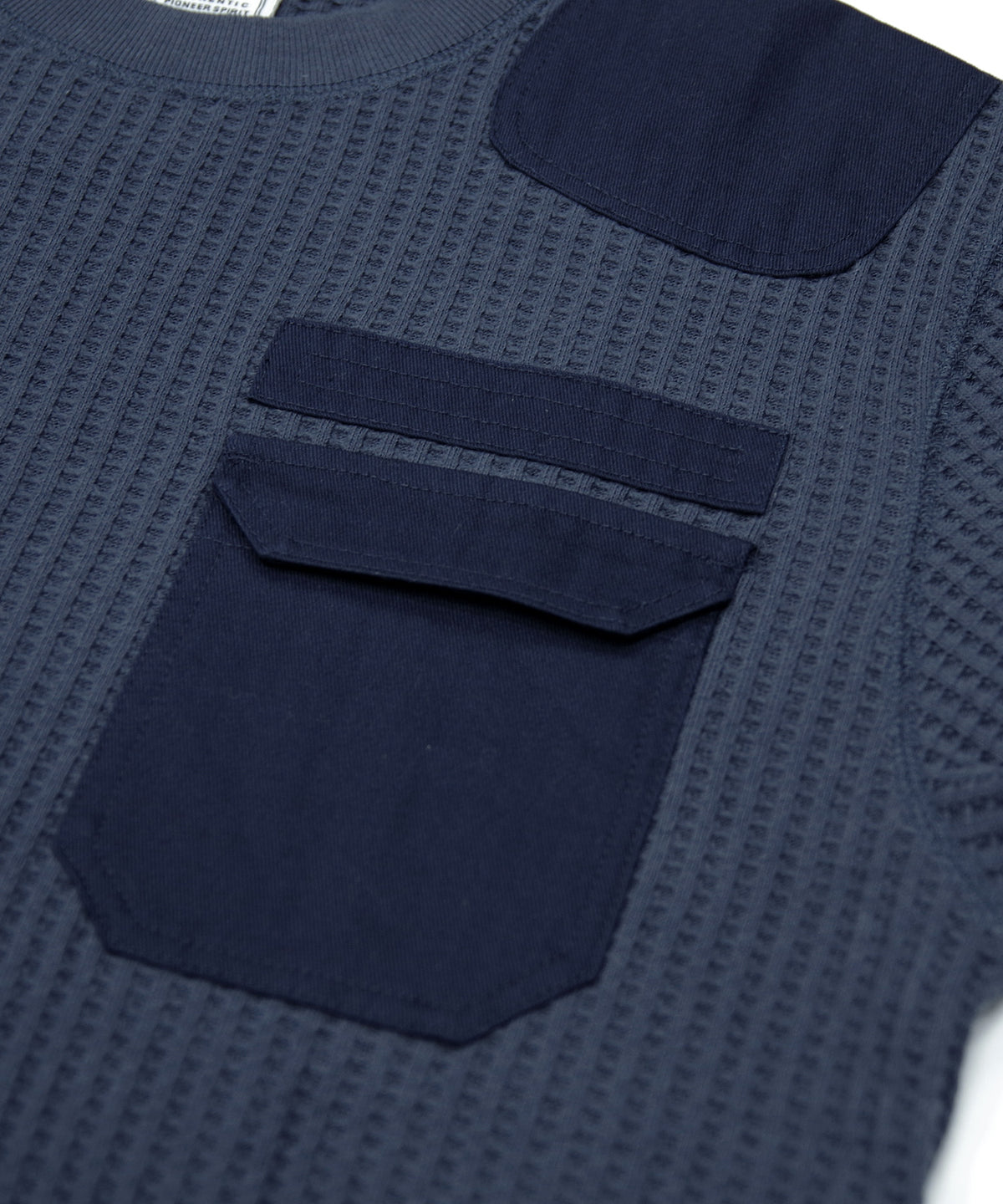 【NEW】ビッグワッフルコンバットクルーネック #JF008-52S