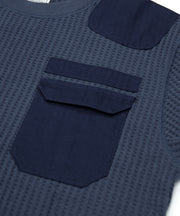 【NEW】ビッグワッフルコンバットクルーネック #JF008-52S