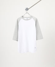 ワッフル7分袖クレリッククルー #JG011-12S